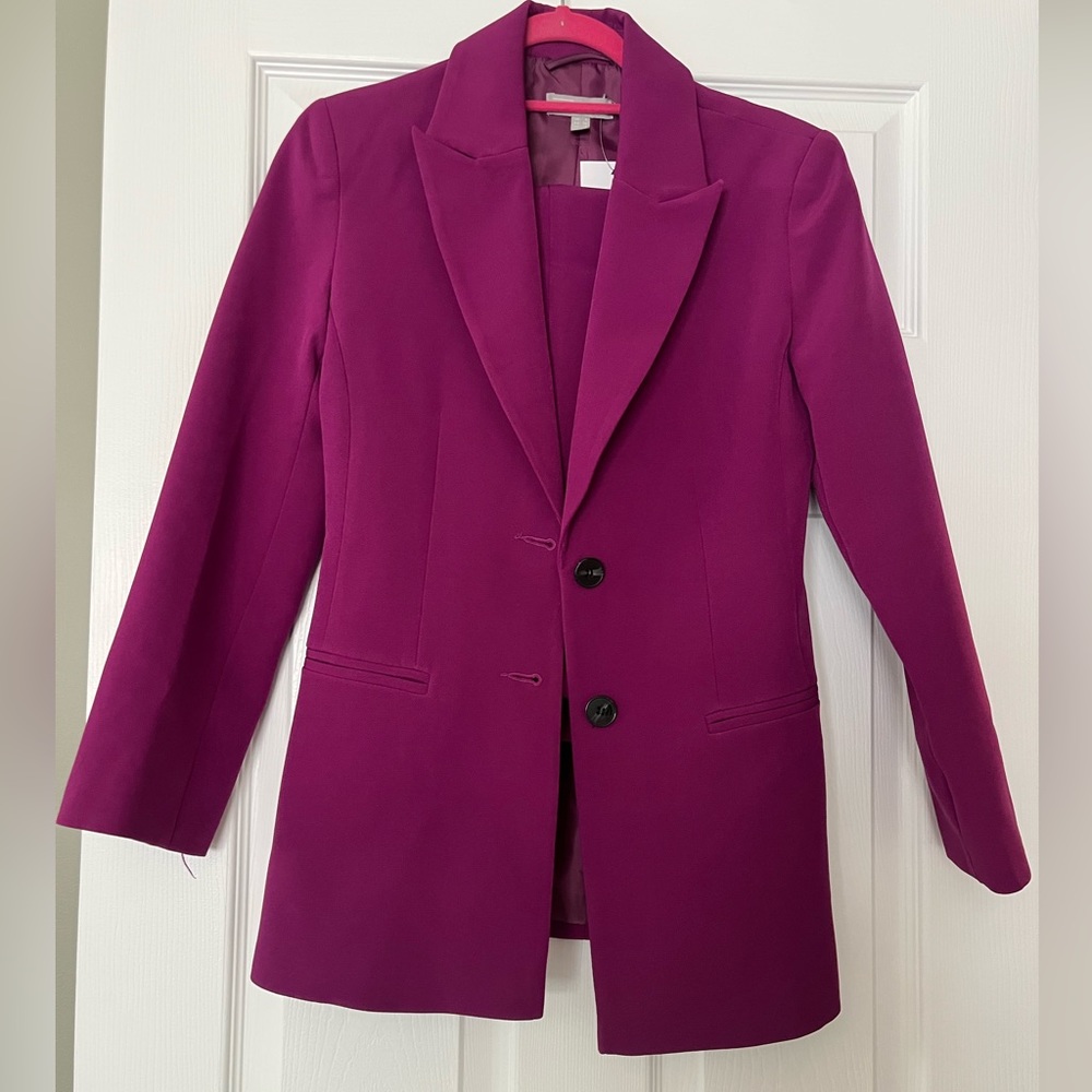 NWT ASOS Magenta Suit